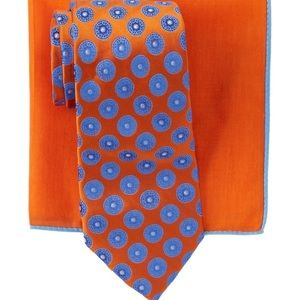 Ted Baker Circle Medallion Tie & Pocket Square
